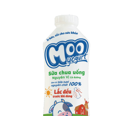 Sữa Chua Uống Nguyên Vị Có Đường Moo Yogurt (950 ml)