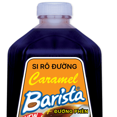 Bình Siro Đường Nâu Caramel Barista + Đường Phèn (2.5kg)