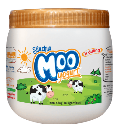 Sữa chua Moo Yogurt 180g ( Ít Đường )